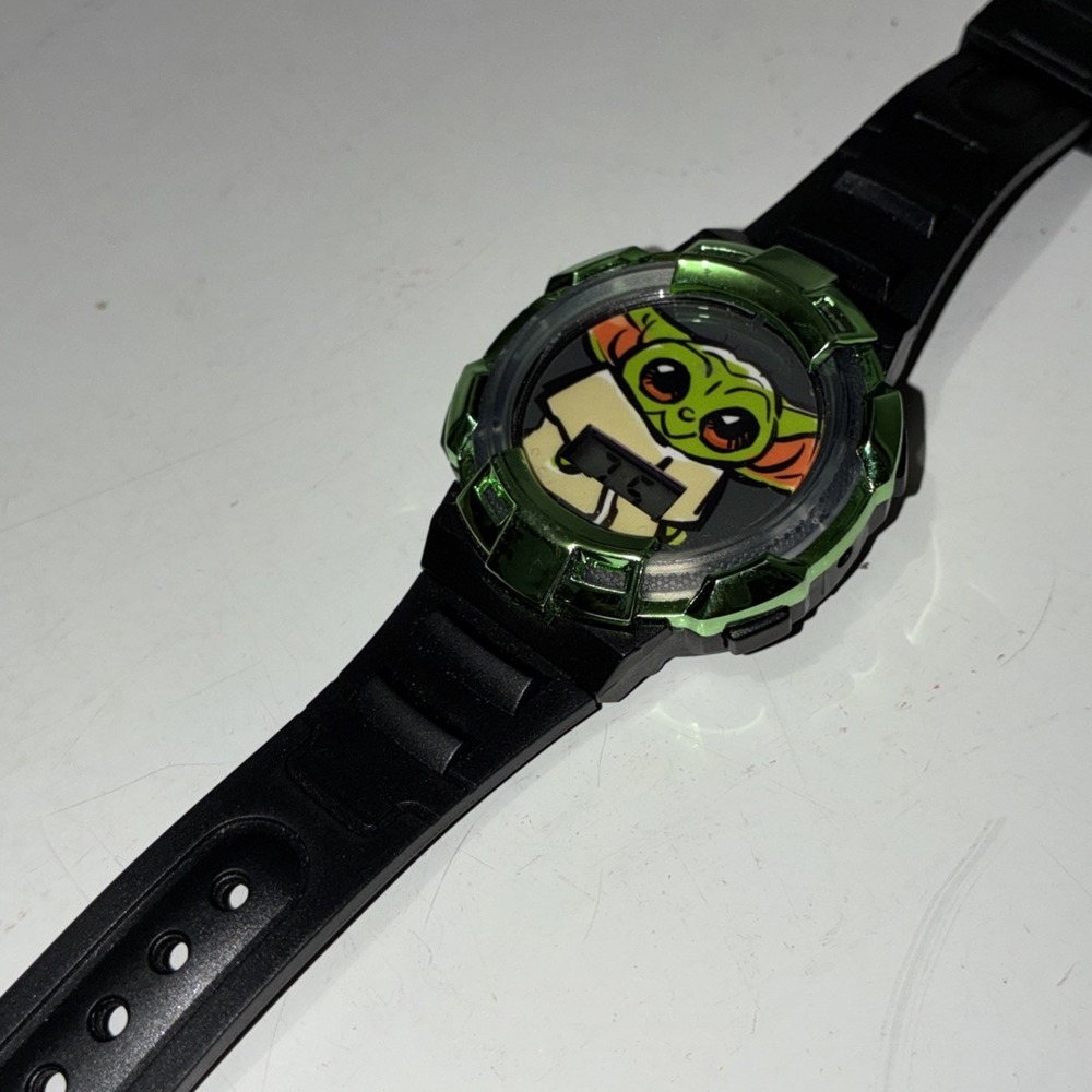 Star Wars-Official Mandalorian Baby Yoda Jedi Accutime Watch 9" Band Collectible